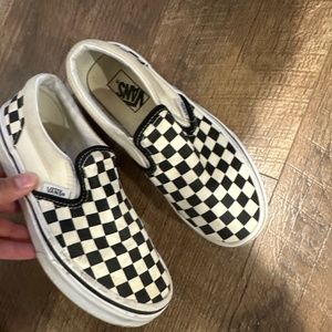 Kids checkered vans